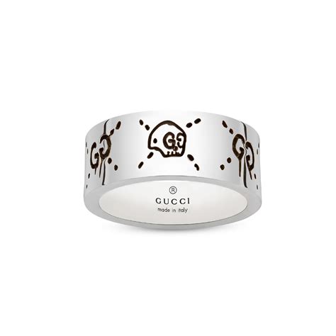 gucci ghost ring in silver|Gucci ghost ring sale.